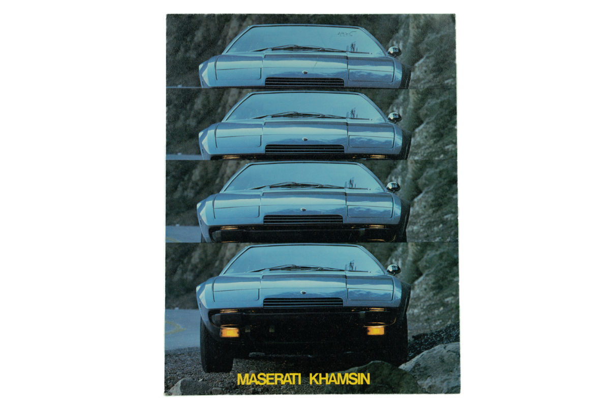 Historic car brochure from the ZÜRIRING collection