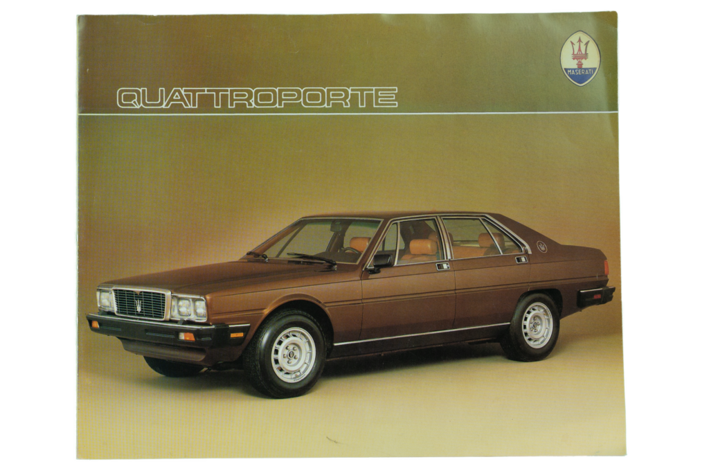 Historic car brochure from the ZÜRIRING collection