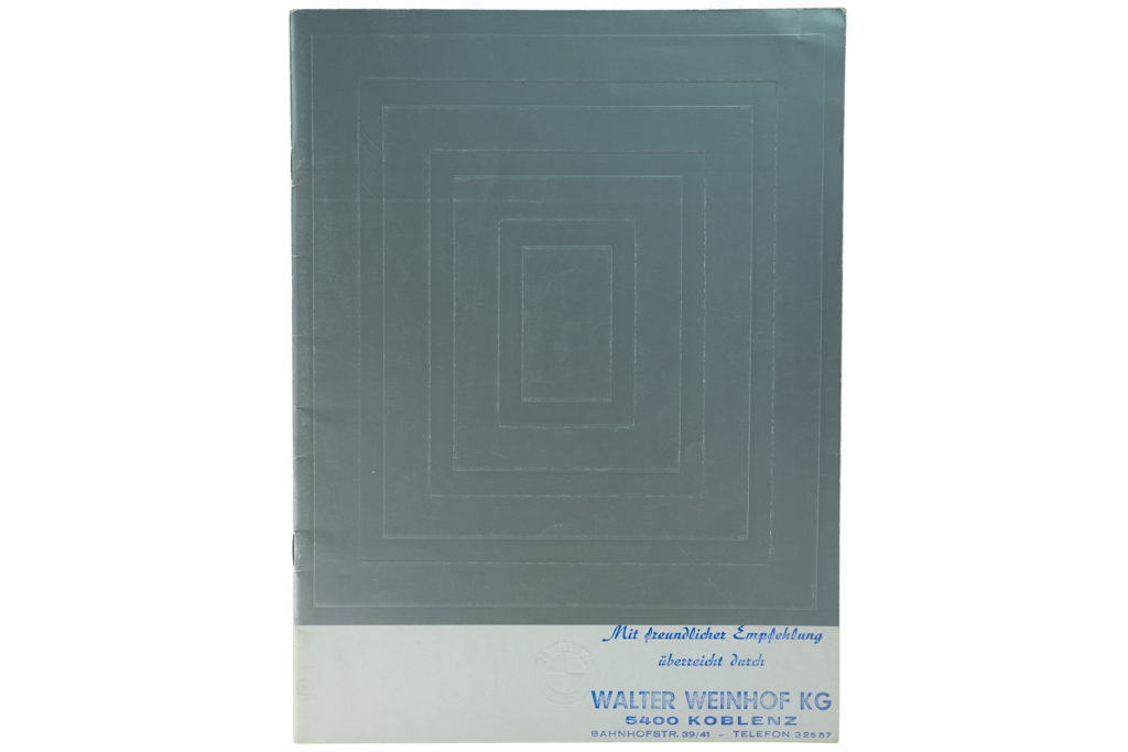 Historic car brochure from the ZÜRIRING collection