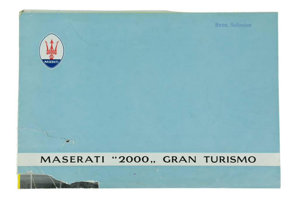 Historischer Autoprospekt aus der ZÜRIRING-Sammlung