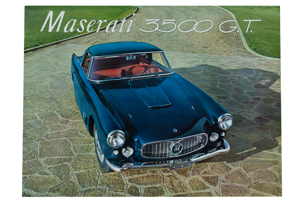 Historic car brochure from the ZÜRIRING collection