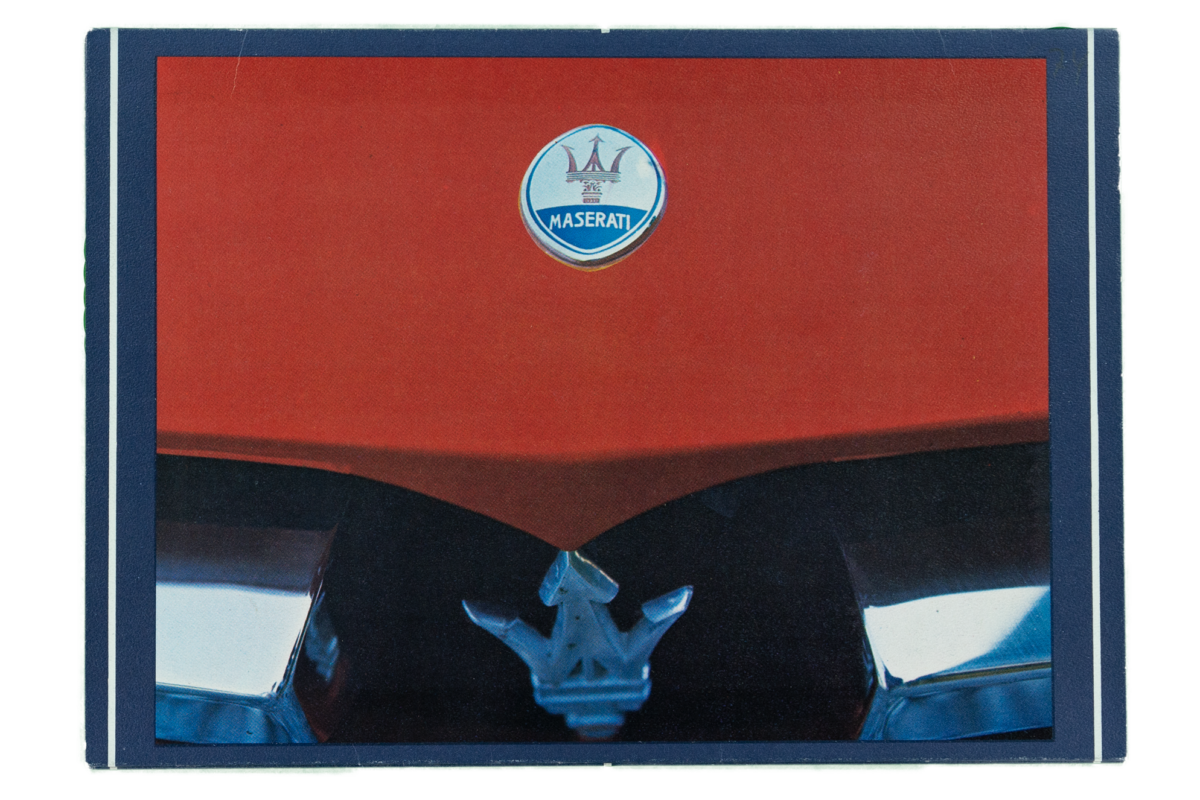 Historic car brochure from the ZÜRIRING collection