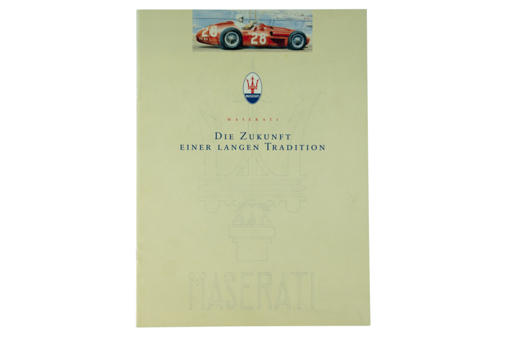 Historic car brochure from the ZÜRIRING collection