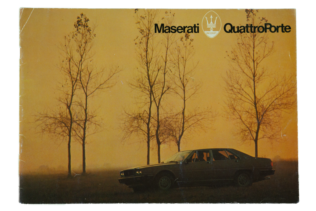 Historic car brochure from the ZÜRIRING collection