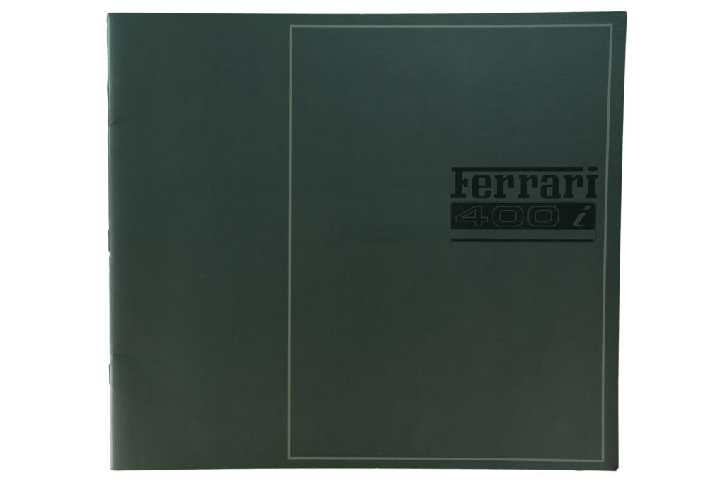 Historic car brochure from the ZÜRIRING collection
