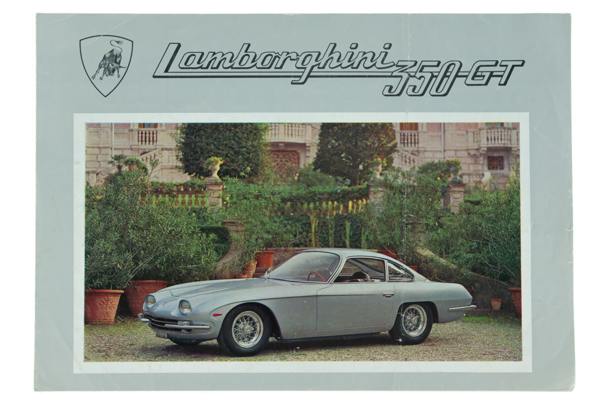 Historic car brochure from the ZÜRIRING collection