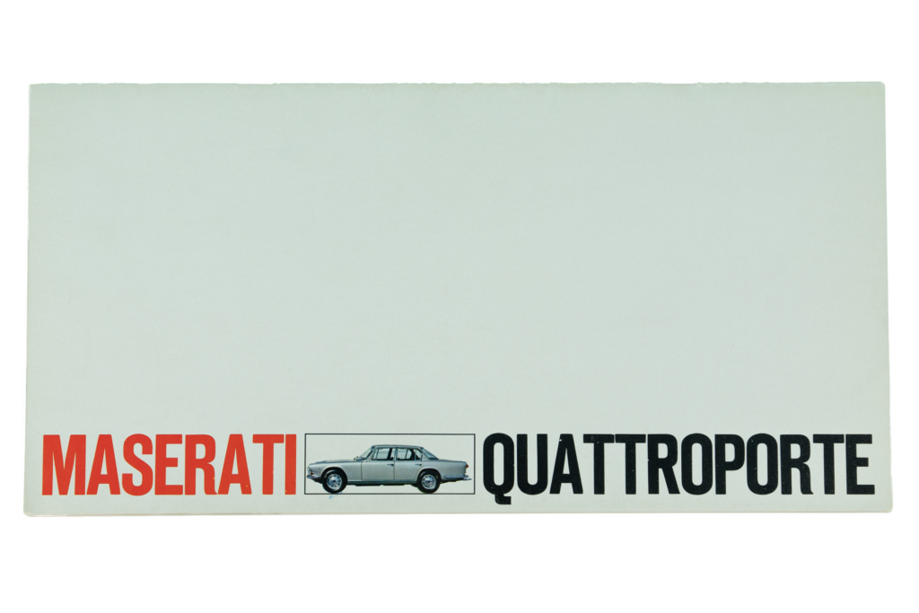 Historic car brochure from the ZÜRIRING collection