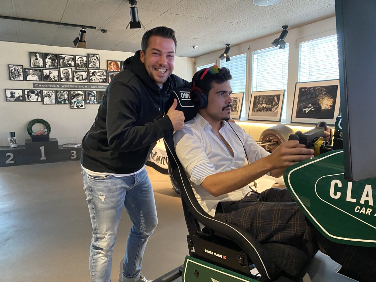 Simracing experience at an event at ZÜRIRING